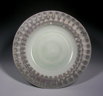 Agate ware shallow bowl